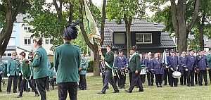 Aufmarsch
          zu Ehrungen